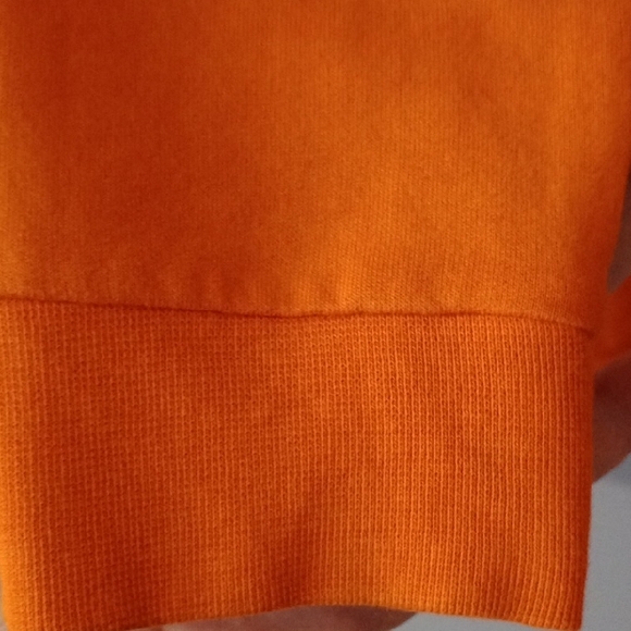 Vibrant Orange Hoodie with Cartoon Graphic - Picture 5 of 7